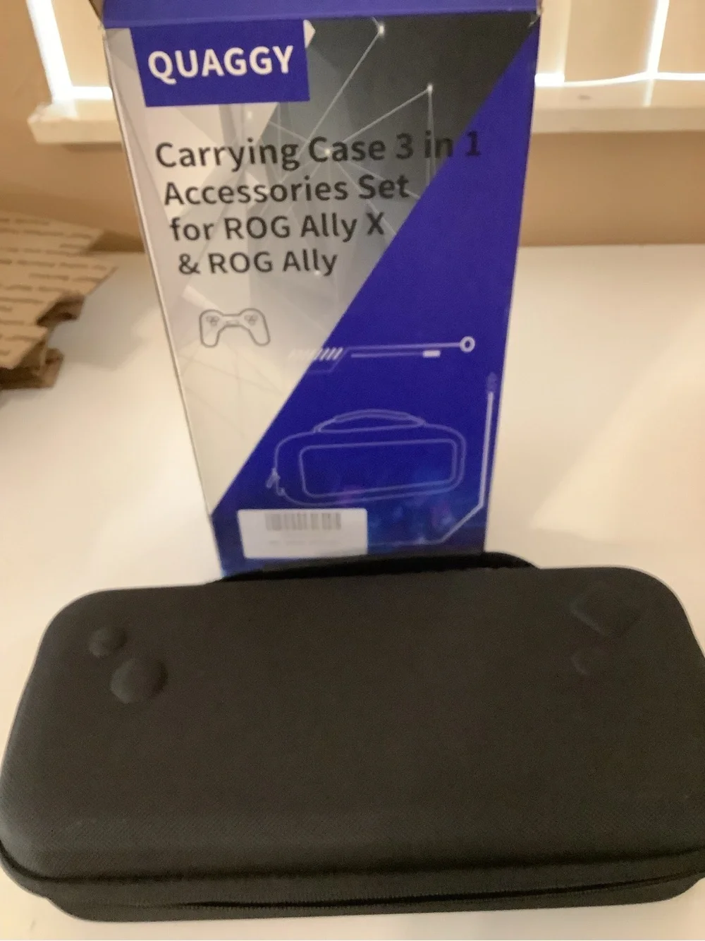 QUAGGY Carrying Case 3 in 1 Accessories Set Compatible W/ ROG Ally X, New in Box